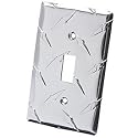 Diamond Plate Single Toggle Light Switch