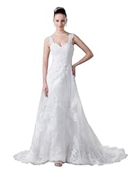 A-line Ruched Applique Beaded Lace Sleeveless Spring Fall Sweetheart Satin Wedding Dress  with a Court Train 