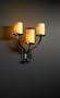 Sonoma Matte Black 3 Light Sconce Candle Shade