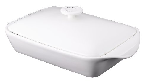 Curtis Stone Oven To Table Stoneware Rectangular Baker, White