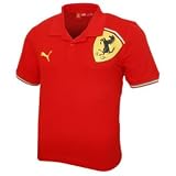 PUMA - Puma Ferrari Red Graphic Logo Polo