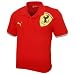 Puma Ferrari Red Graphic Logo Polo