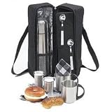Coffe and Tea Tote, New, Insulated (Black) (8" H x 4.5" W x 14.25" D)