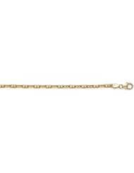 CleverEves 14Kt Yellow Gold Anchor 4.2mm Bracelet
