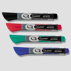 Childrens Toyshop  Toys : Enduraglide Dry Erase Marker, Bullet Tip, Four-Color Set QRT50011M