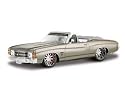 Diecast Model Chevrolet Chevelle SS454 Convertible (1971) in Silver