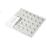 Clear Sparkle Soft Edible Hearts (Pack of 25)