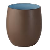 Ocean Wave Ceramic Wastebasket