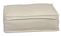 Household Essentials 01862-2 Cotton Canvas Blanket Storage Bag