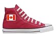 Converse Chuck Taylor All Star Hi Top Custom with Canadian Flag