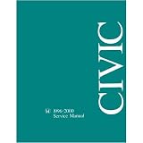 1996 1997 1998 1999 2000 HONDA CIVIC Shop Manual Book by Honda