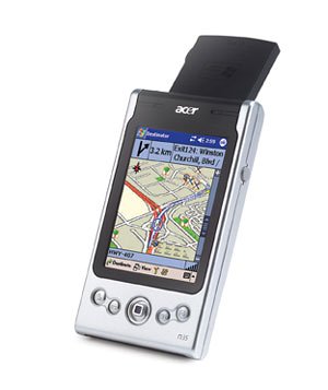 Acer n35 GPS handheld Pocket Chauffeur