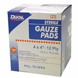 FIRST AID GAUZE PADS STERILE 4 X 4 100/BX