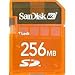 Electronics : SanDisk Gaming flash memory card - 256 MB - SD (SDSDG-256-A10, Retail Package)