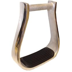Horse S-Jointed Flexible Stirrup Irons - 5"
