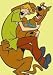 Television Posters: Scooby Doo - Scooby Holding Shaggy Poster - 61 x 86 cm