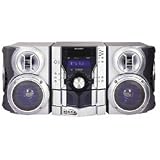Sharp CD-ES600 5-Disc Shelf System (Silver)