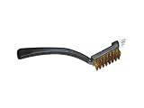 Curved Handle Grill Brush. 14 Inch