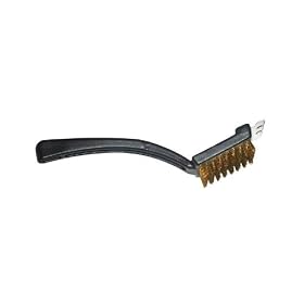 Curved Handle Grill Brush. 14 Inch by GrillPro
