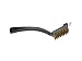Curved Handle Grill Brush. 14 Inch