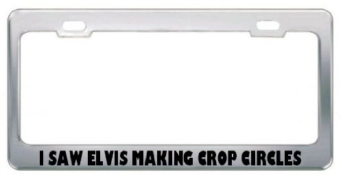 Cheap I Saw Elvis Making Crop Circles Metal License Plate Frame Tag Holder Stainless Steel 31GAHwXbnkL Cheap I Saw Elvis Making Crop Circles Metal License Plate Frame Tag Holder Stainless Steel