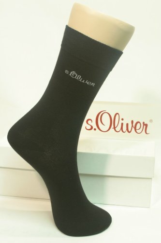 6 Paar s.Oliver Herren Socken Str�mpfe schwarz