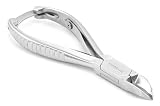 Suvorna Professional 5.5 Pedicure Thick Toenail Nipper with Curved Jaw and Back Lock 3109
