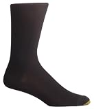  : Gold Toe Men's Metropolitan Dress Sock, Black, 3-Pack Sock Size 10-13