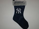 NEW YORK YANKEES 17" Plush CHRISTMAS STOCKING with Team Logo & Team Colors