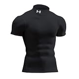 (アンダーアーマー)UNDER ARMOUR UAヒートギアコンプレッションショートスリーブモックT MCM3421 アスレチック メンズ コンプレッションベースレイヤー MCM3421 BLK XX