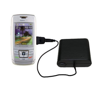 Emergency AA Battery Charge Extender for the Samsung SCH-R400 - Gomadic Brand w/ TipExchange Technology