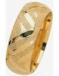 23mm Lazer Hollow Gold Bangle Bracelet