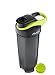 AVEX Mixfit Shaker Bottle with Carabiner Clip, 28oz, Charcoal