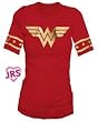 Wonder Woman Red Hockey Style Women's Junior T-shirt