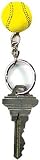 Softball - Markwort Mini Yellow Fastpitch Ball Keychain
