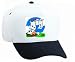 White Cap with kitten, basket, bird, laundry, hiding