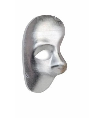 Phantom Silver Half Mask Halloween Costume Accessory 31GAtcYQeNL Phantom Silver Half Mask Halloween Costume Accessory