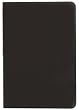 Simply Black Faux Leather Journal Diary, Lined, 6x8"