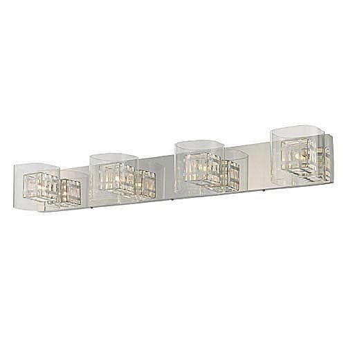 George Kovacs by Minka P5804-077 4-Light Bath Light - Chrome - 36.5W in.