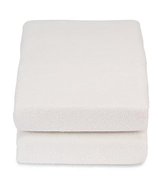 Terry towelling fitted sheet - travel cot