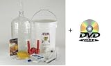 Gold Complete Beer Equipment Kit (K6+) plus with 6 Gallon Glass Carboy with Auto Siphon