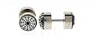 Stainless Steel Fake Plug - Spider Web Logo - 16g Wire - 2g Fake Plug - Sold as a Pair