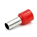 Baomain 50-Pack 2 AWG (35mm²) Tinned Copper Crimp Connectors, Insulated Red Cord End Terminals – for Automotive, Marine & Electrical Wiring