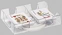 2 Deck Rotating-Revolving Card Tray