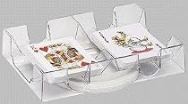2 Deck Rotating-Revolving Card Tray