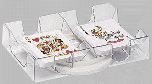 2 Deck Rotating-Revolving Card Tray