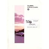 1995 BMW 3 Series Coupe Sales Brochure Literature Book by BMW