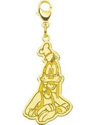 Gold Plated Sterling Silver Disney Goofy Charm Jewelry