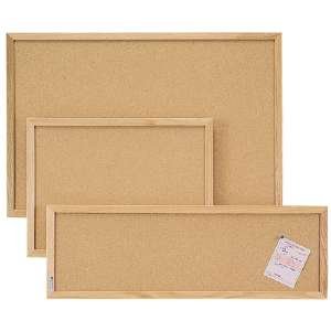 Quartet S773 Quartet Cork Bulletin Board, 36 x 24, Oak Frame
