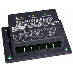Kleiner Laderegler f�r Solarpanels und 1 oder 2 Akkus, 12 V, 16 A